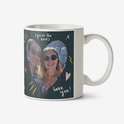 Thank You For Being My Person Loveheart Photo Upload Mug