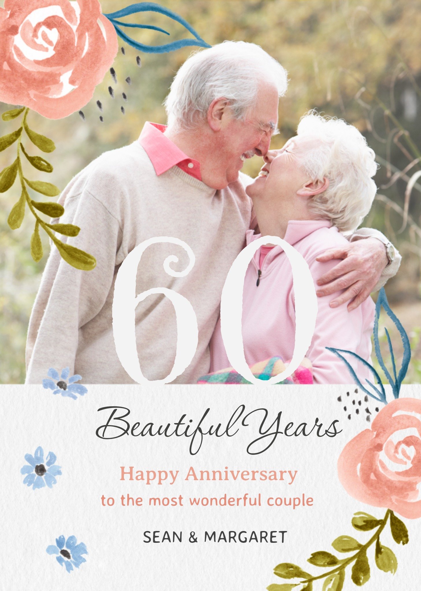 Happy Anniversary Photo Upload Card Ecard