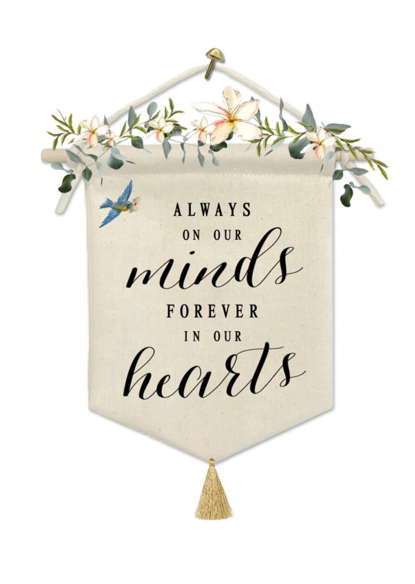 Always On Our Mind Forever Sympathy Card Ecard