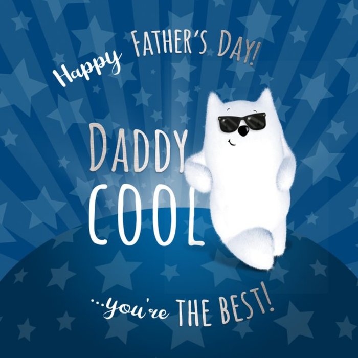 Cute Bear Daddy Cool Father's Day Card
