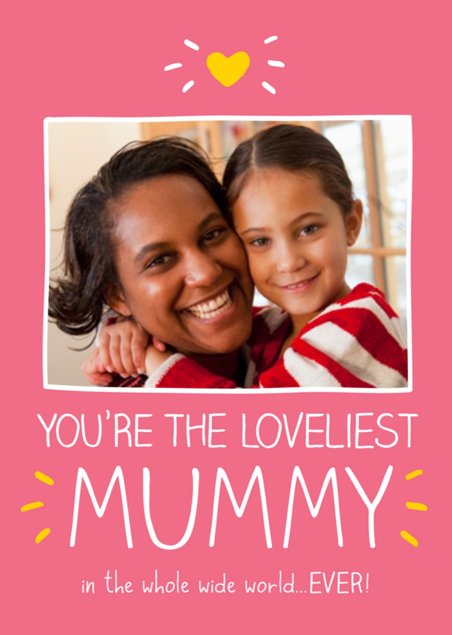 Happy Jackson Mother's Day Card - Photo Upload - Loveliest Mummy