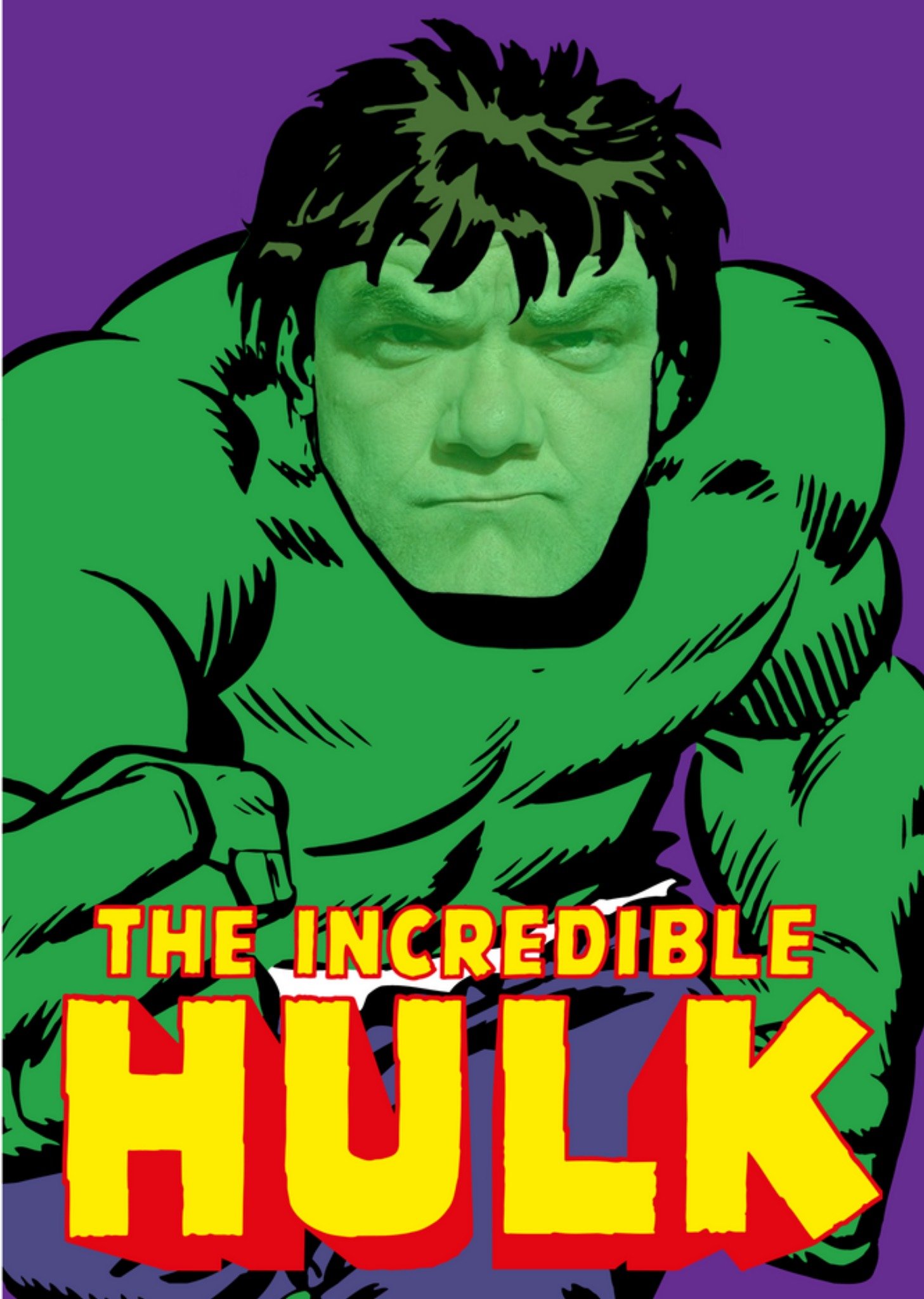 Marvel Incredible Hulk Personalised Card Ecard