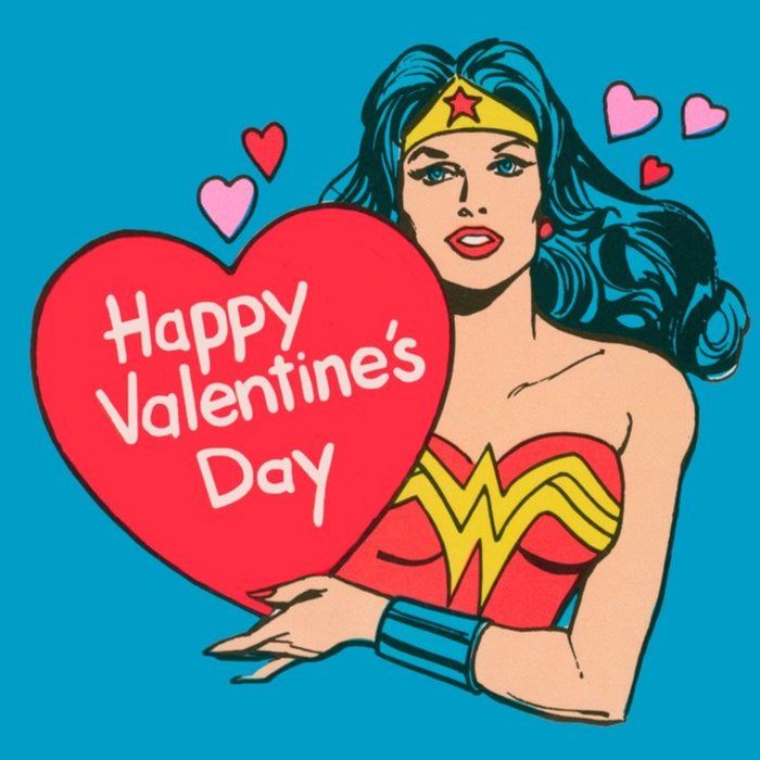 DC Comics Wonder Woman Valentine's Day Card