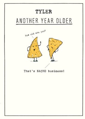 Funny Cheese Another Year Older Birthday Card