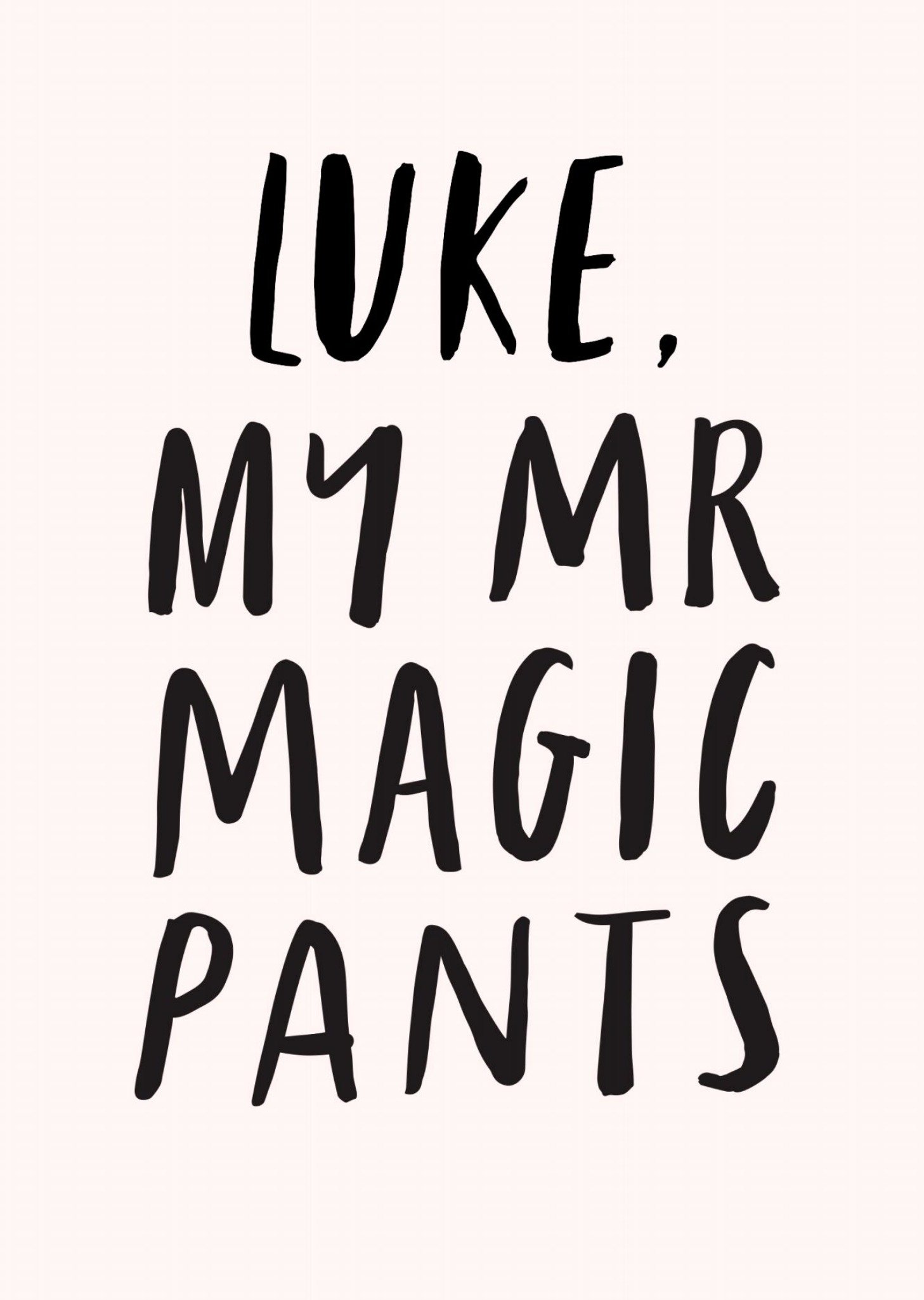 Other My Mr Magic Pants Personalised Card