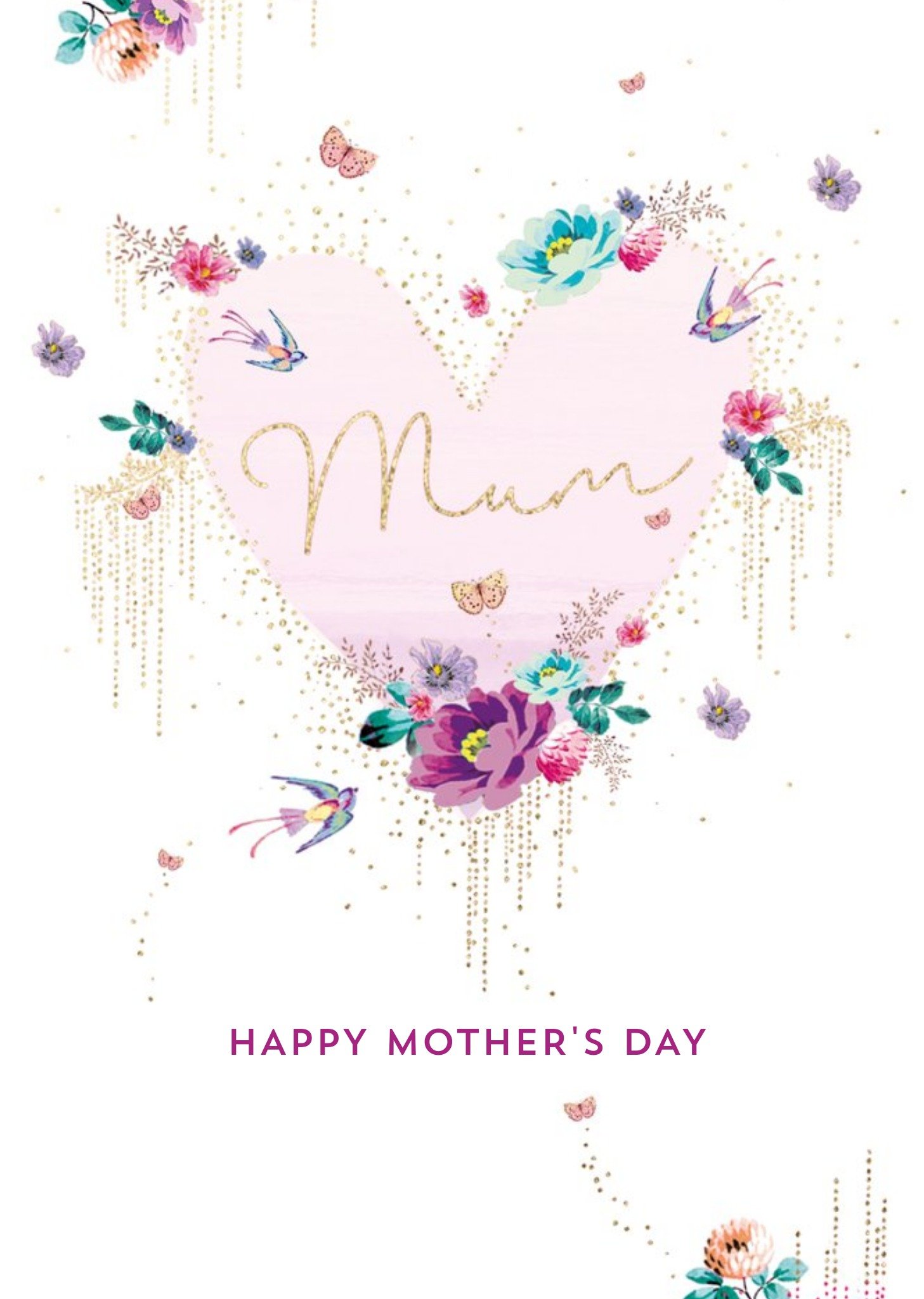 Traditonal Floral Mother's Day Card Ecard