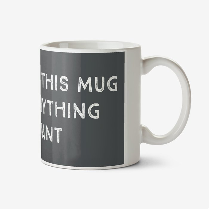 Customisable Typographic Mug