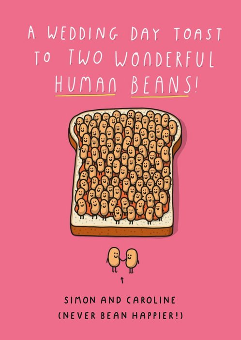 Mungo And Shoddy A Wedding Day Toast To Wonderful Human Beans Wedding Day Card