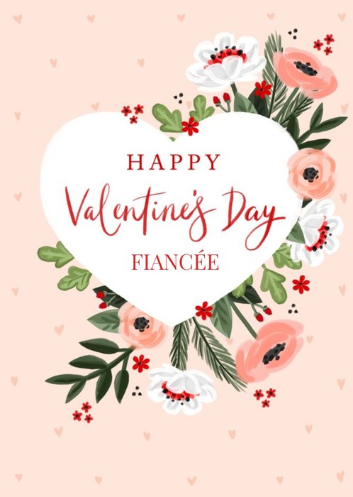 Okey Dokey Happy Valentine's Day Fiancee Card