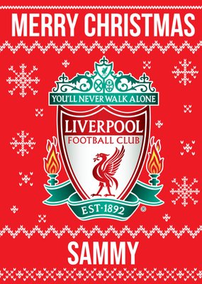 Liverpool FC Christmas Card