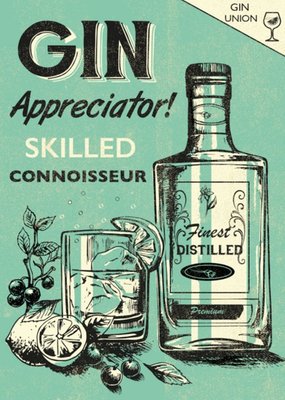 Gin Appreciator Card