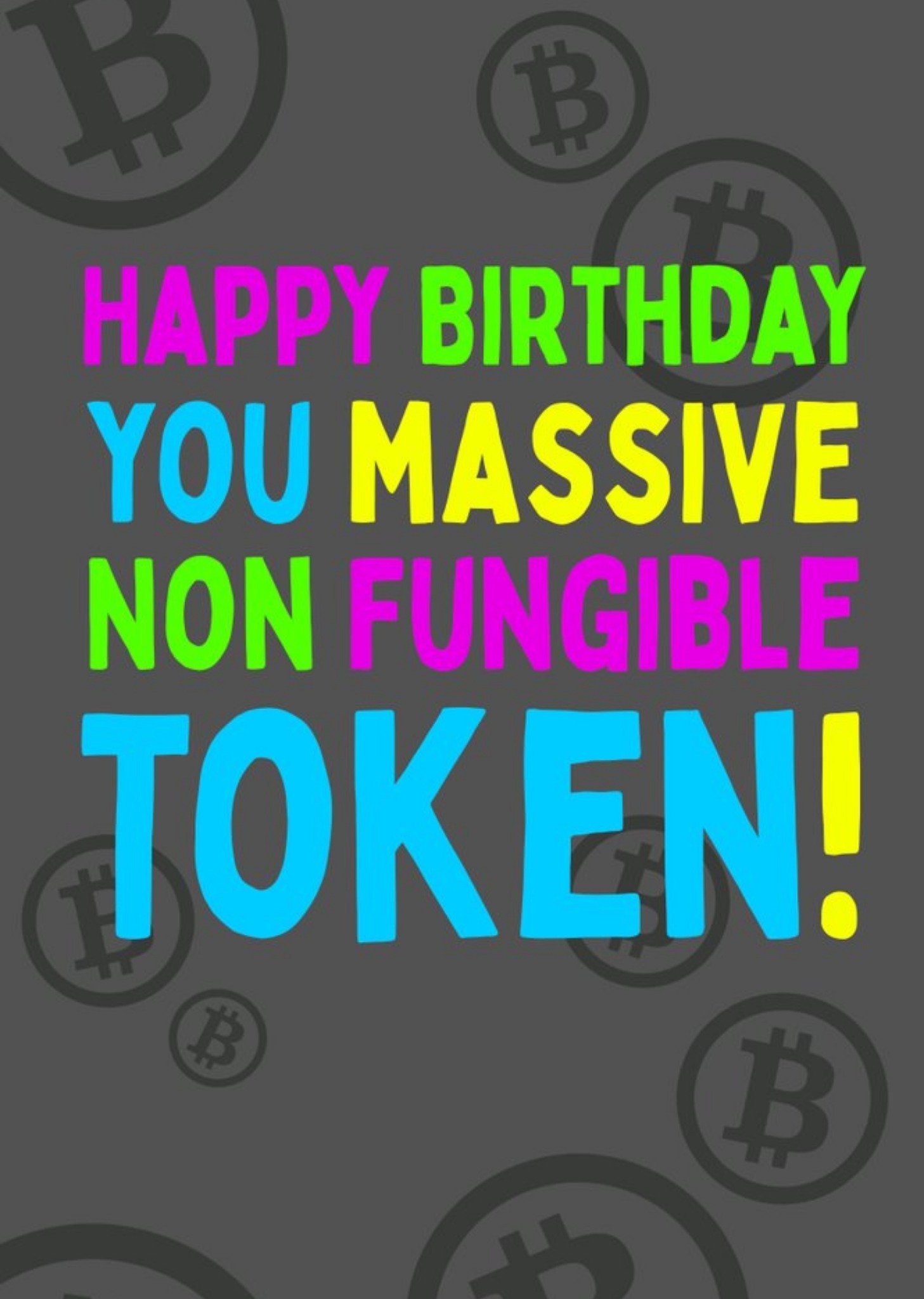 Non Fungible Token Birthday Card Ecard