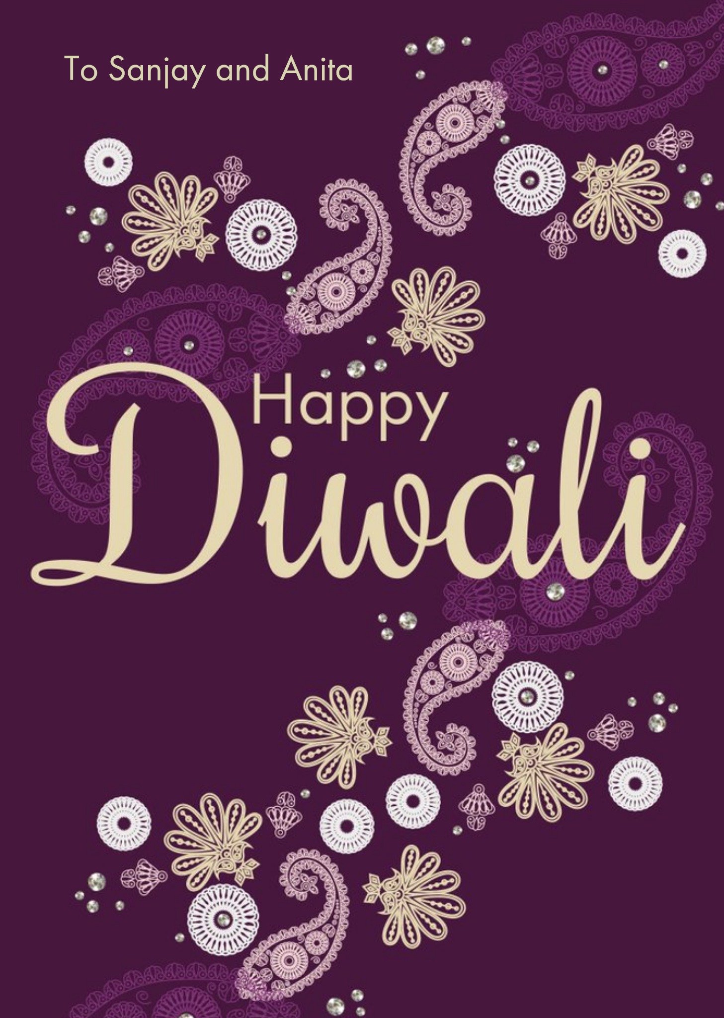 Eastern Print Studio Diwali Celebration Card, Large