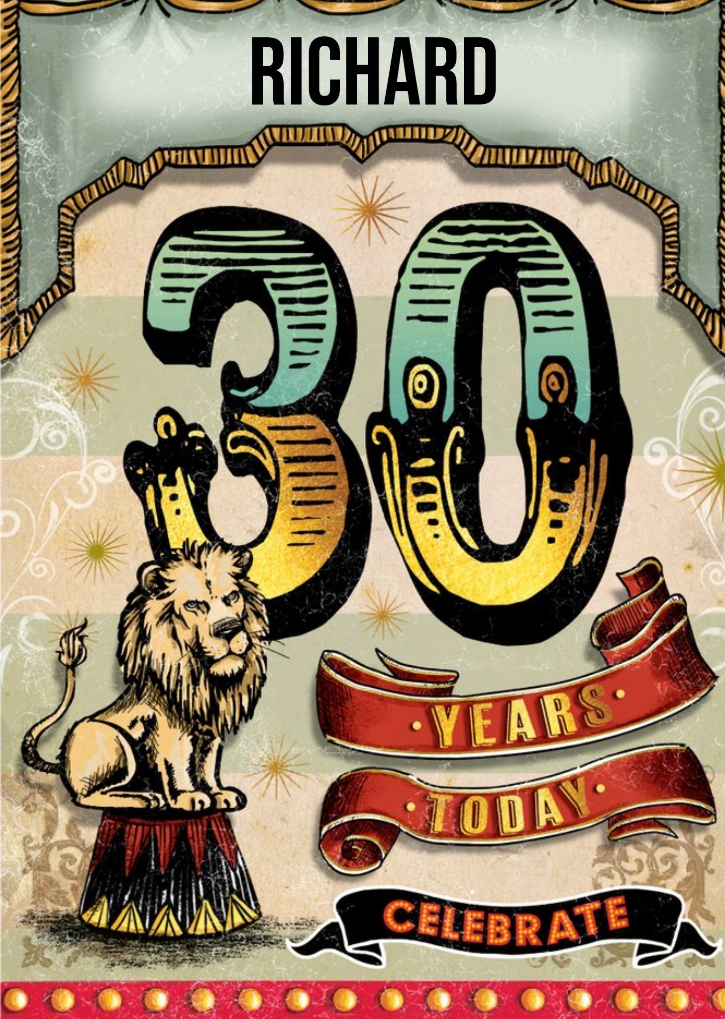 30 Years Sign Birthday Card Ecard