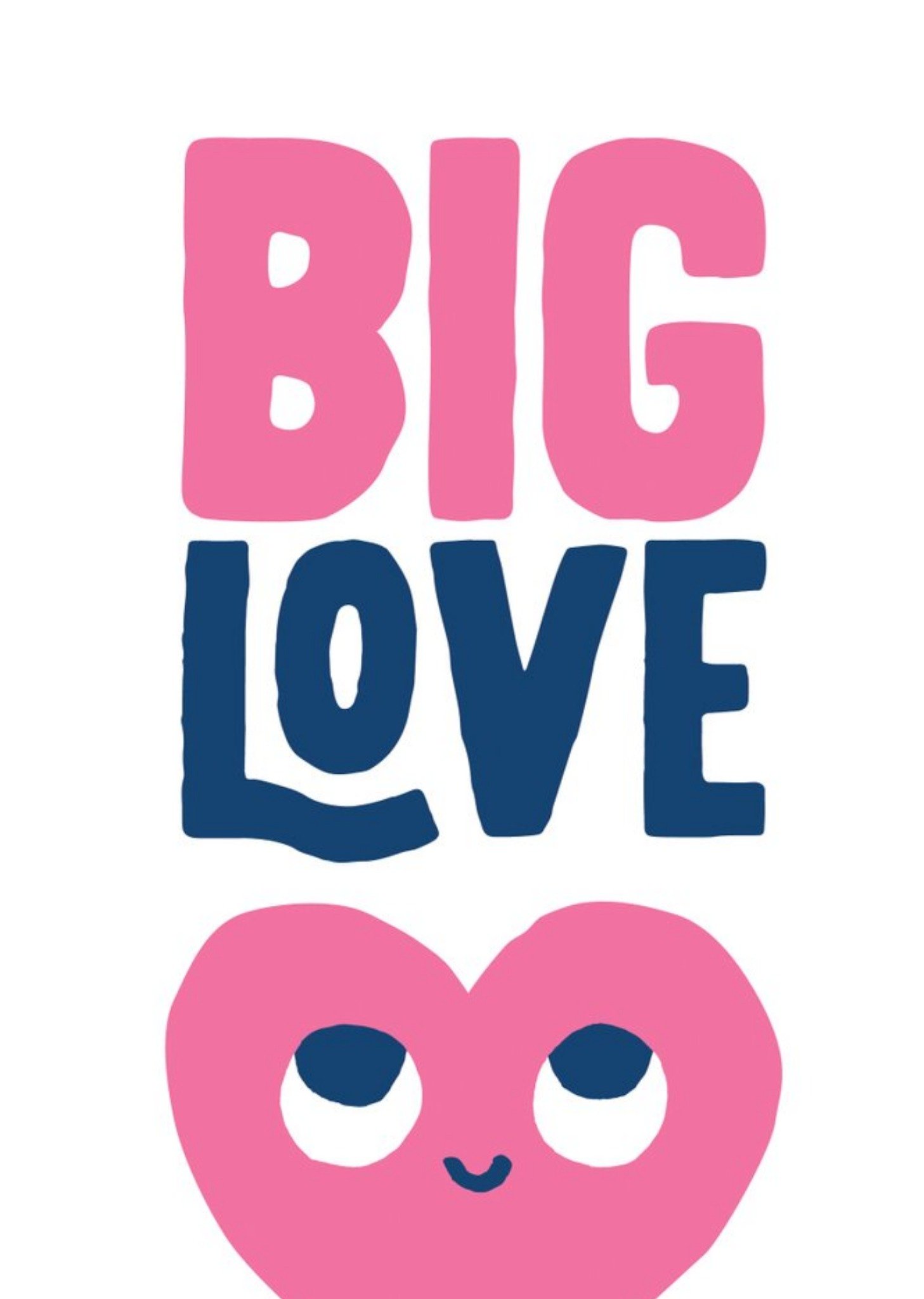 Brainbox Candy Heart Big Love Birthday Card