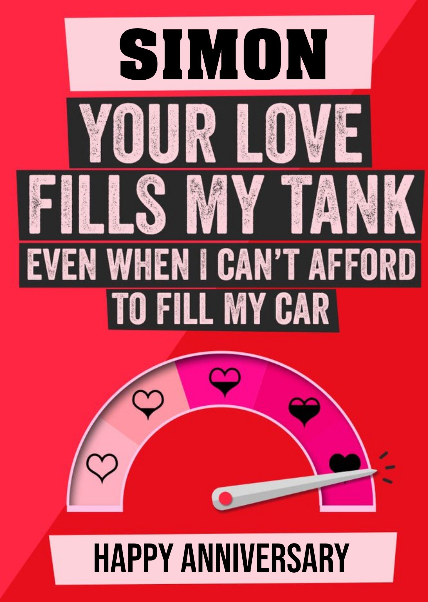 Your Love Fills Up My Tank Ecard