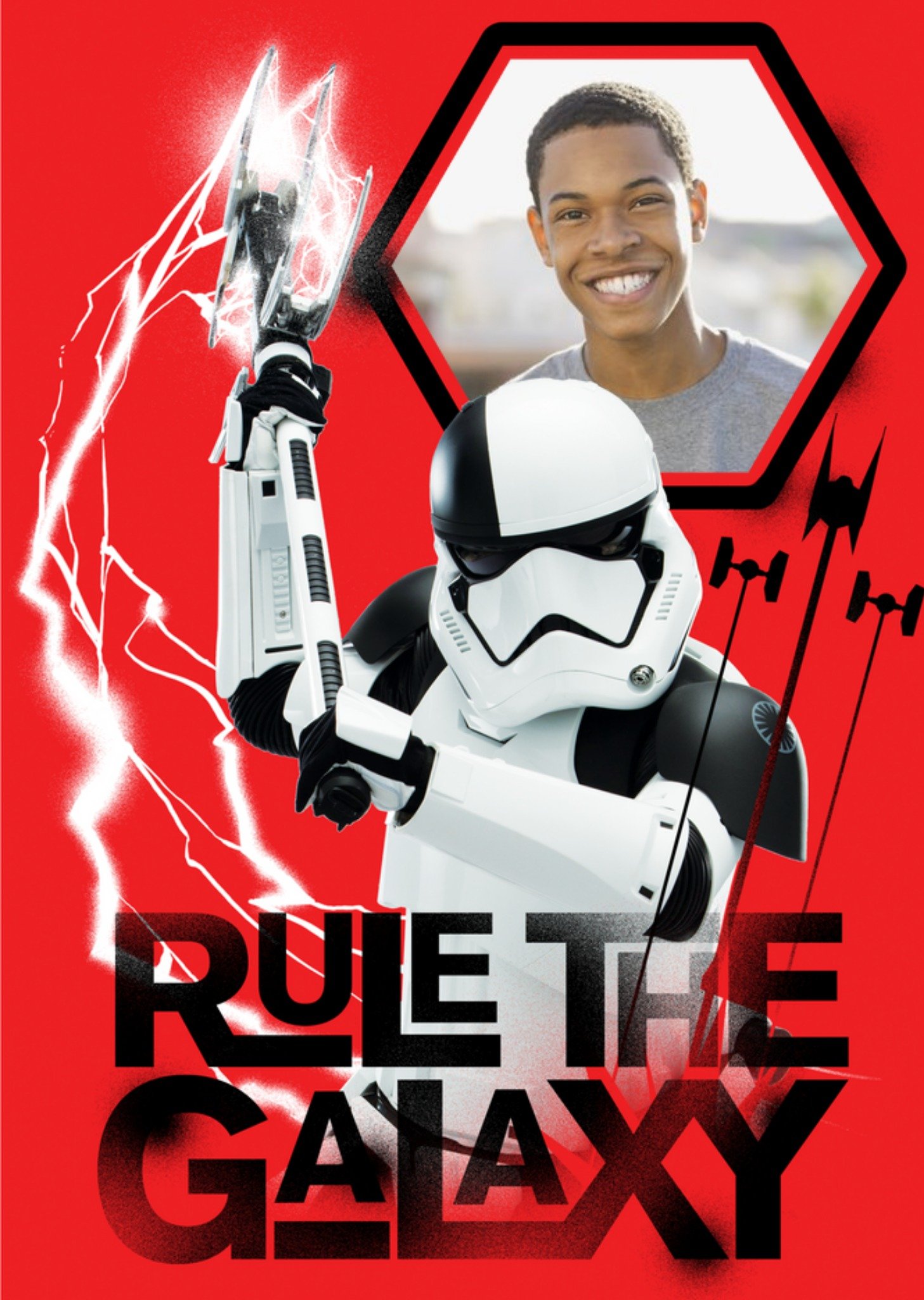 Disney Star Wars Stormtrooper Photo Upload Card Ecard