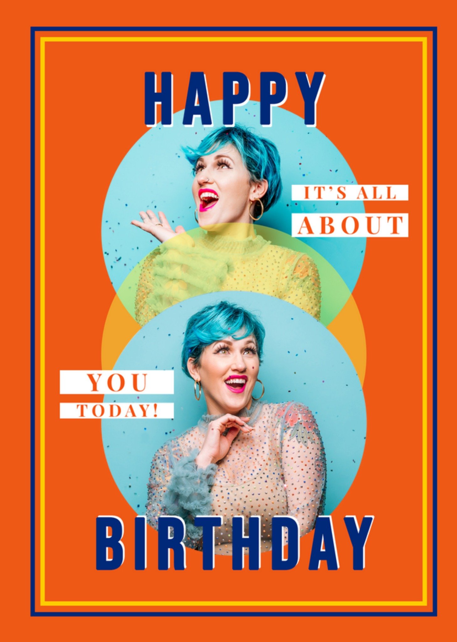 All About You Birthday Photo Upload Card Ecard