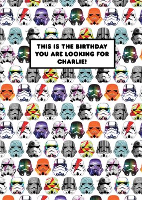 Birthday card - Star Wars