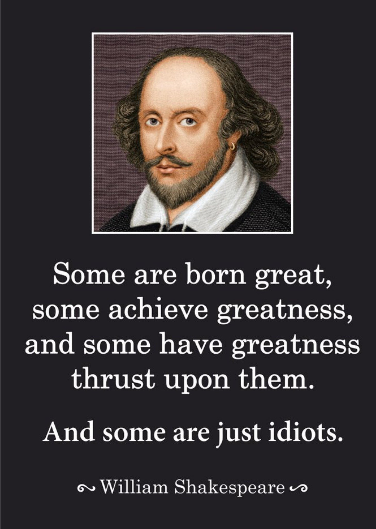 Funny William Shakespeare Quote Birthday Card Ecard