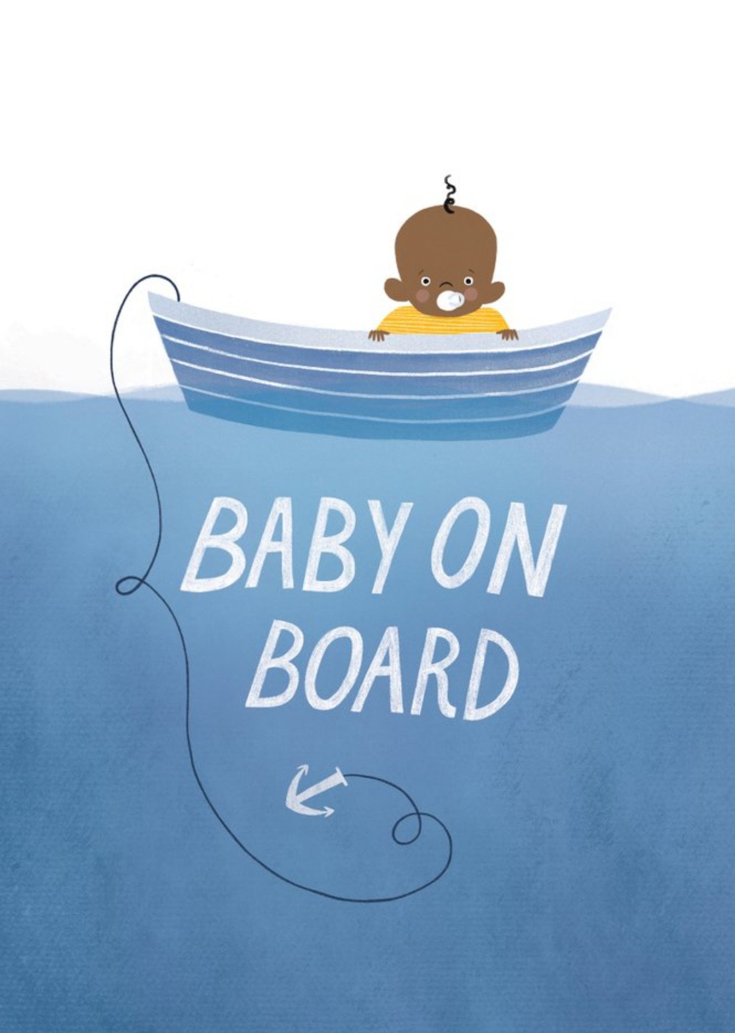 Cardy Club Baby On Board Card, Large