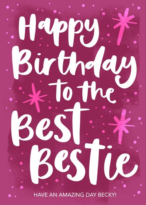 Best Bestie Birthday Card | Moonpig