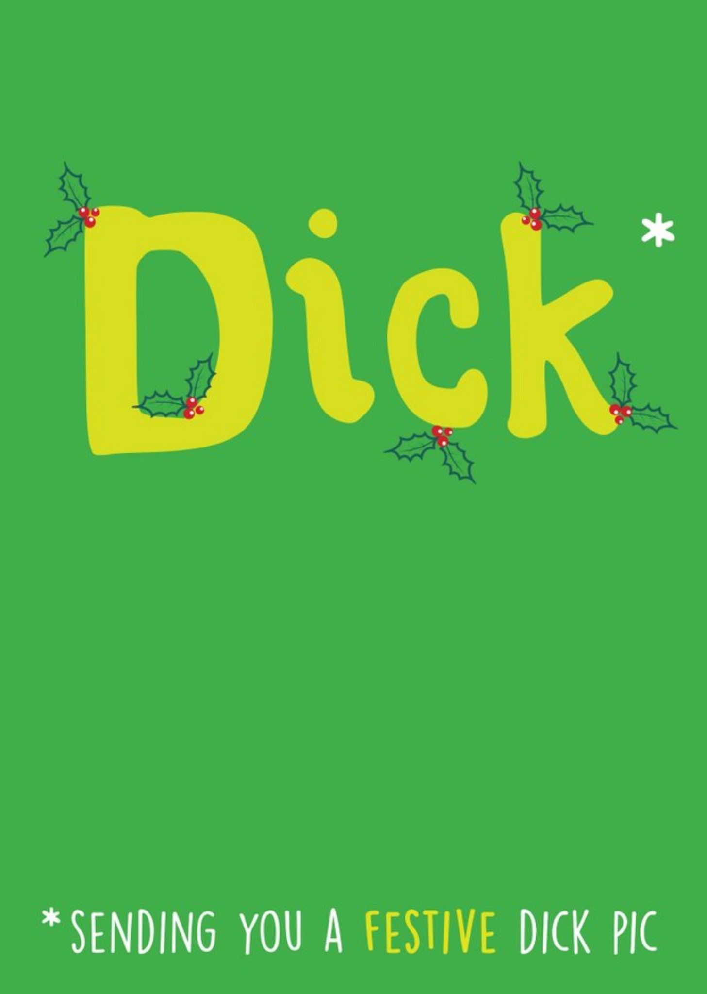 Moonpig Sending You Festive Dick Pic Rude Christmas Card Ecard
