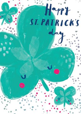 Hotchpotch Four Leaf Clover Luck St Patricks Day Card