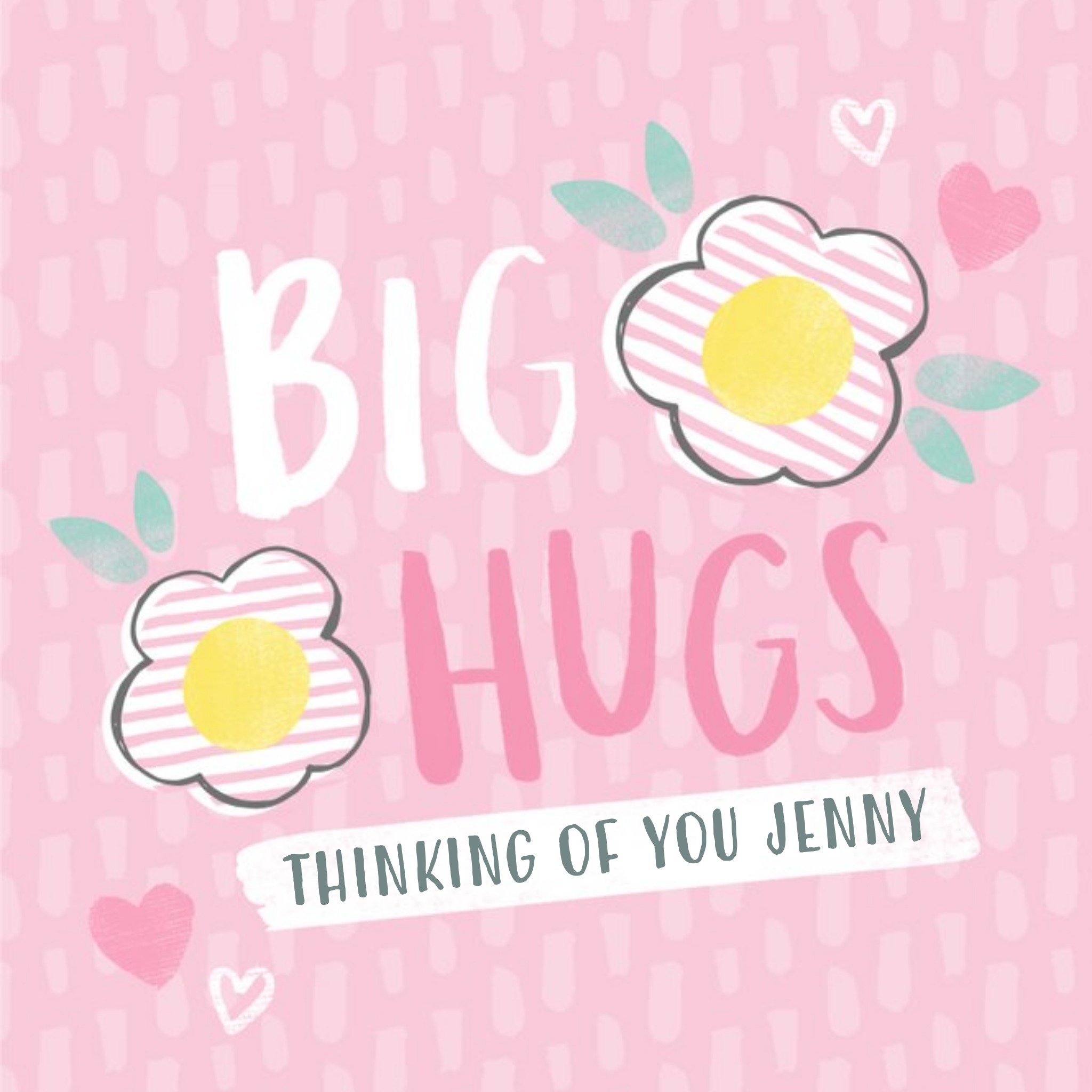 Moonpig Lovely Day Big Hugs Card, Square