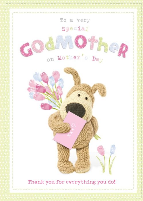 Boofle To A Special Godmother Mother's Day Card