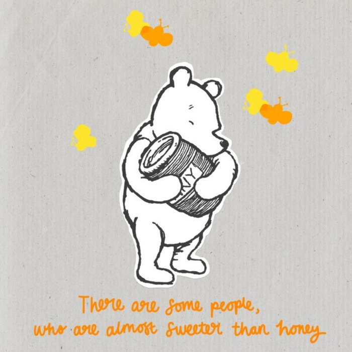 Thank you card - Disney - Winnie the Pooh - cute card