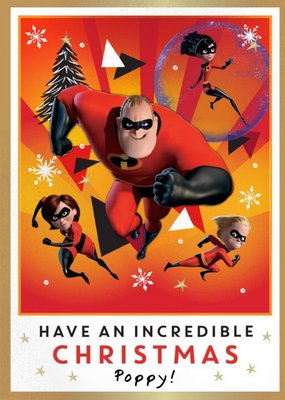 The Incredibles Personalised Christmas Card