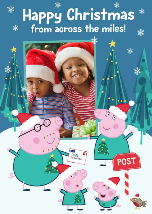 Peppa Pig Photo Upload Christmas Across The Miles Card
