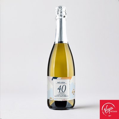 Personalised 40th Birthday Prosecco 75cl