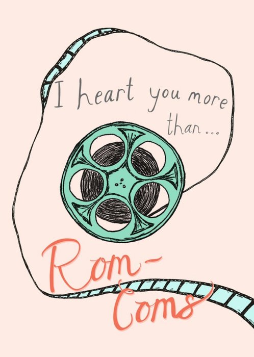 I Heart You More Than Rom Coms Film Card