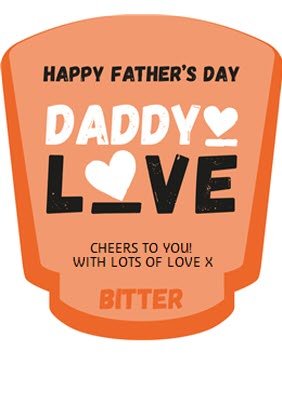 Personalised Father's Day Daddy's Beer Set of Six