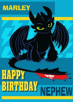 How To Train Your Dragon Nephew Birthday Card