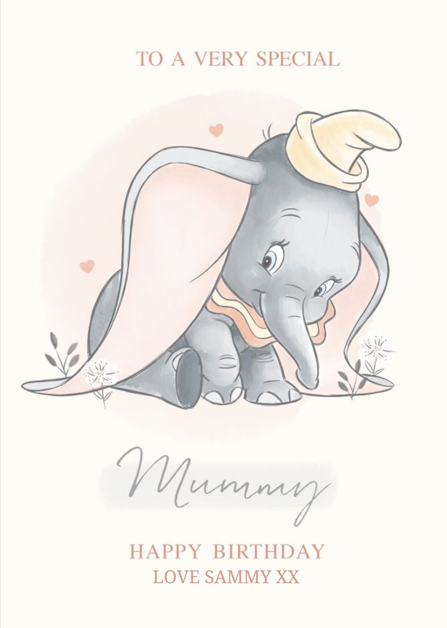 Disney Dumbo Very Special Mummy Birthday Card Ecard