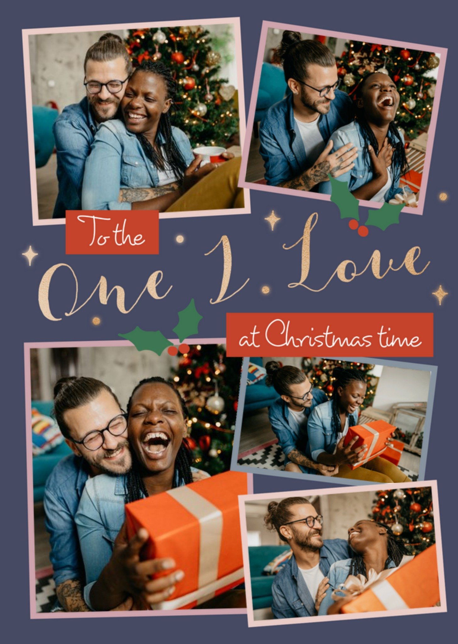 Euphoria To The One I Love Photo Upload Christmas Card Ecard