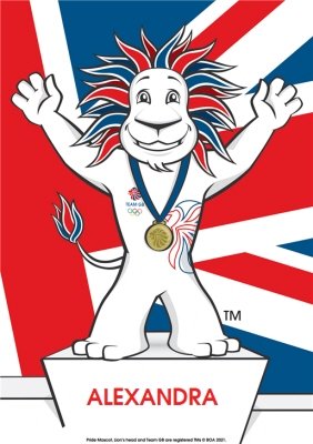 Team GB Union Jack Lion Personalised Mug