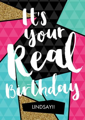 Leap Year It's Your Real Birthday Personalised Happy Birthday Card