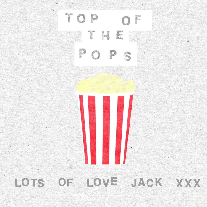 Personalised Top Of The Pops Happy Fathers Day Card