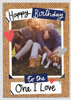 Birthday Card - Husband - Boyfriend - Same Sex - Gay - Photo Upload