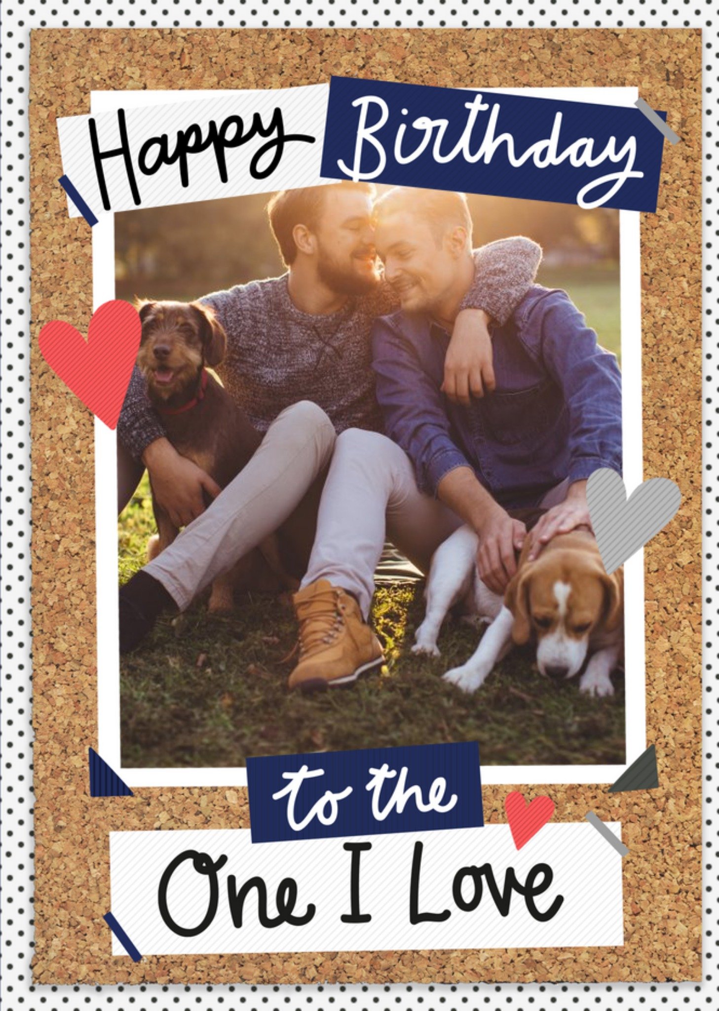 Moonpig Birthday Card - Husband - Boyfriend - Same Sex - Gay - Photo Upload Ecard
