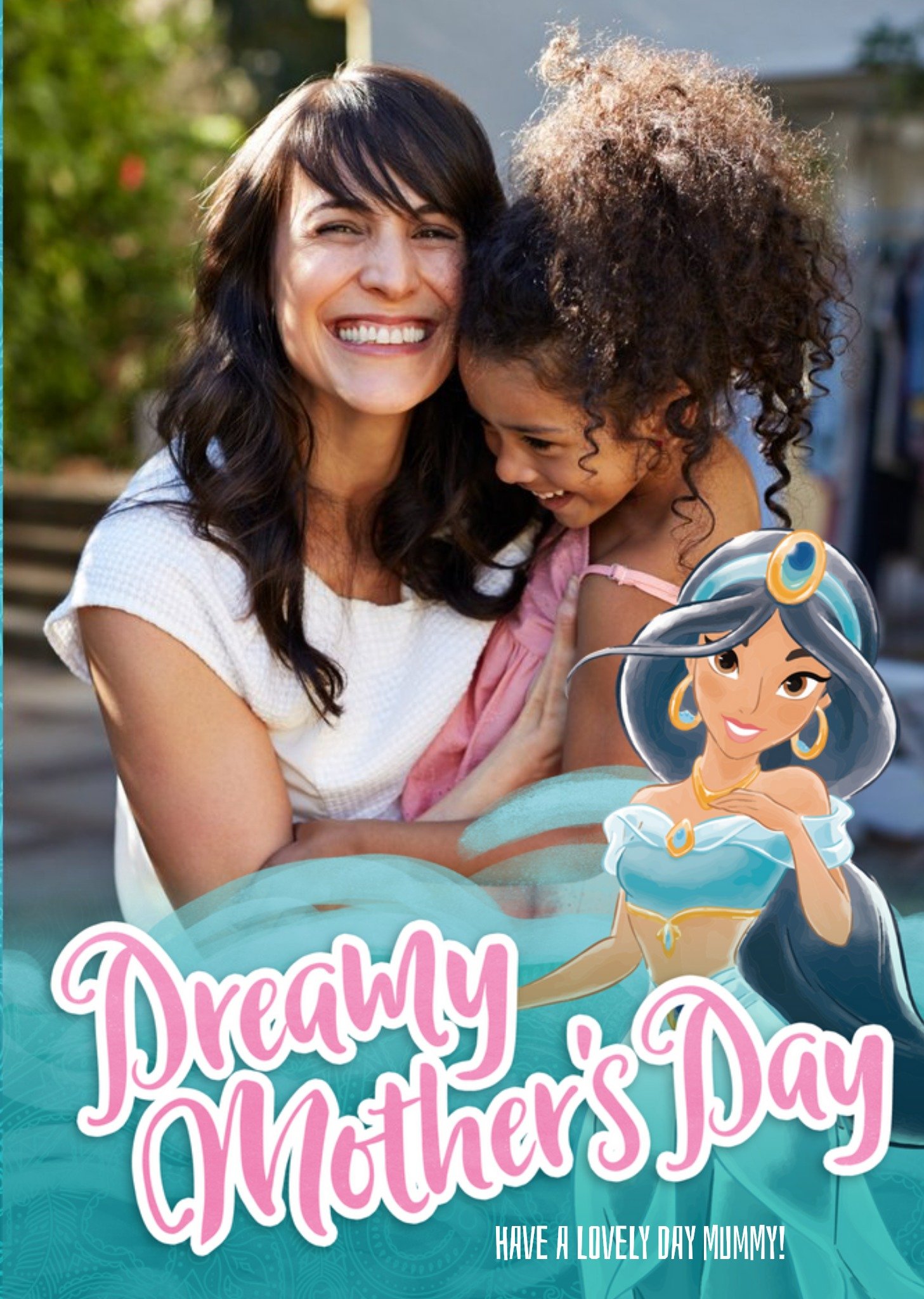 Disney Aladdin And Princess Jasmine Mother's Day Photo Card Ecard