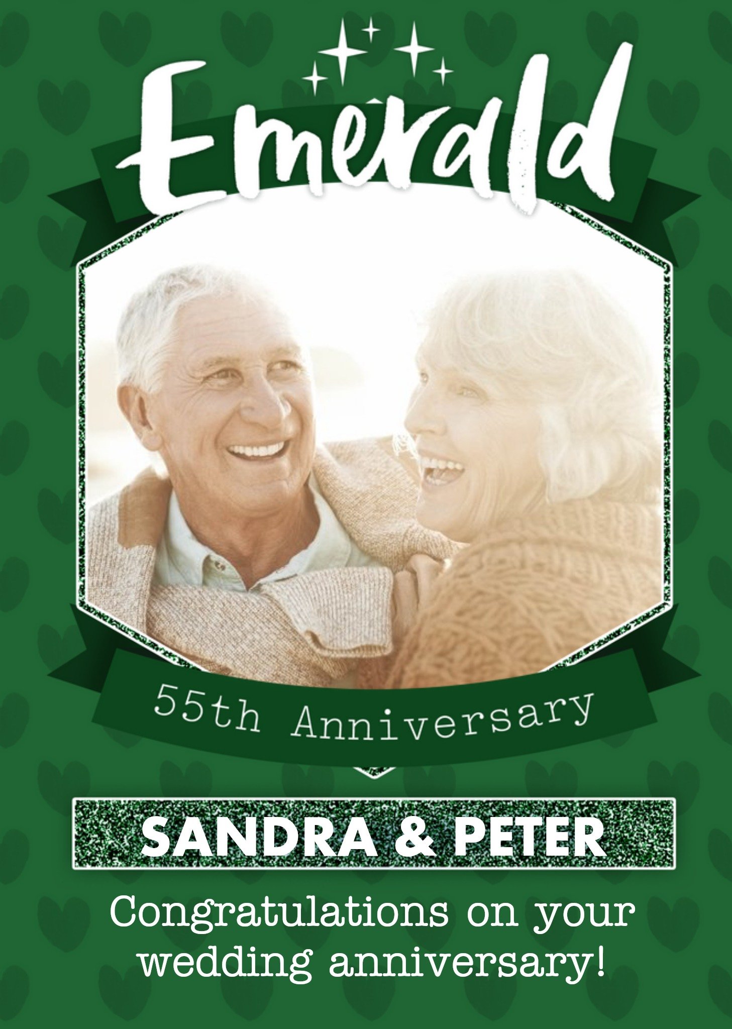 Emerald 55th Anniversary Card Ecard