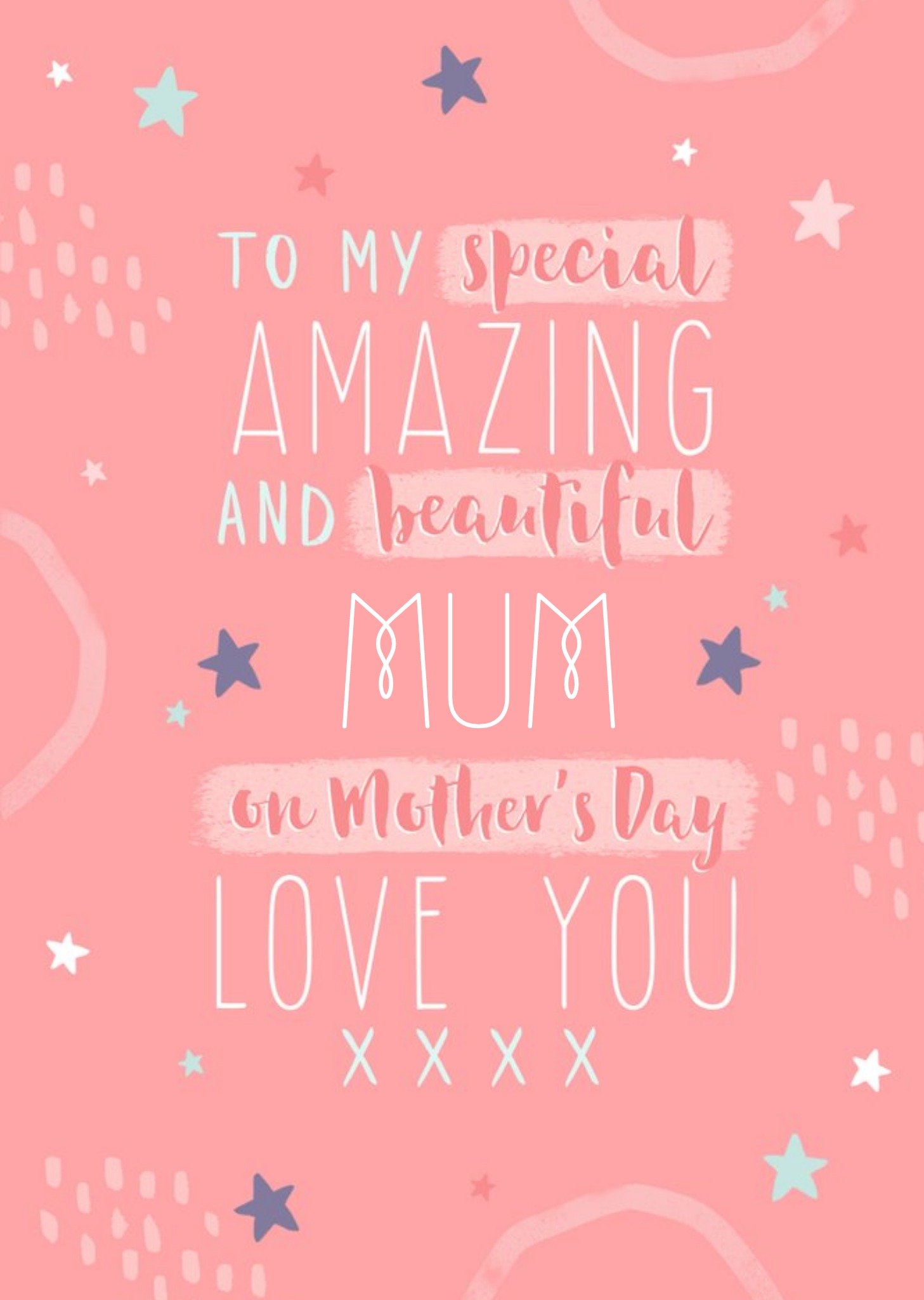 Special Amazing And Beautiful Mum Mother's Day Card Ecard