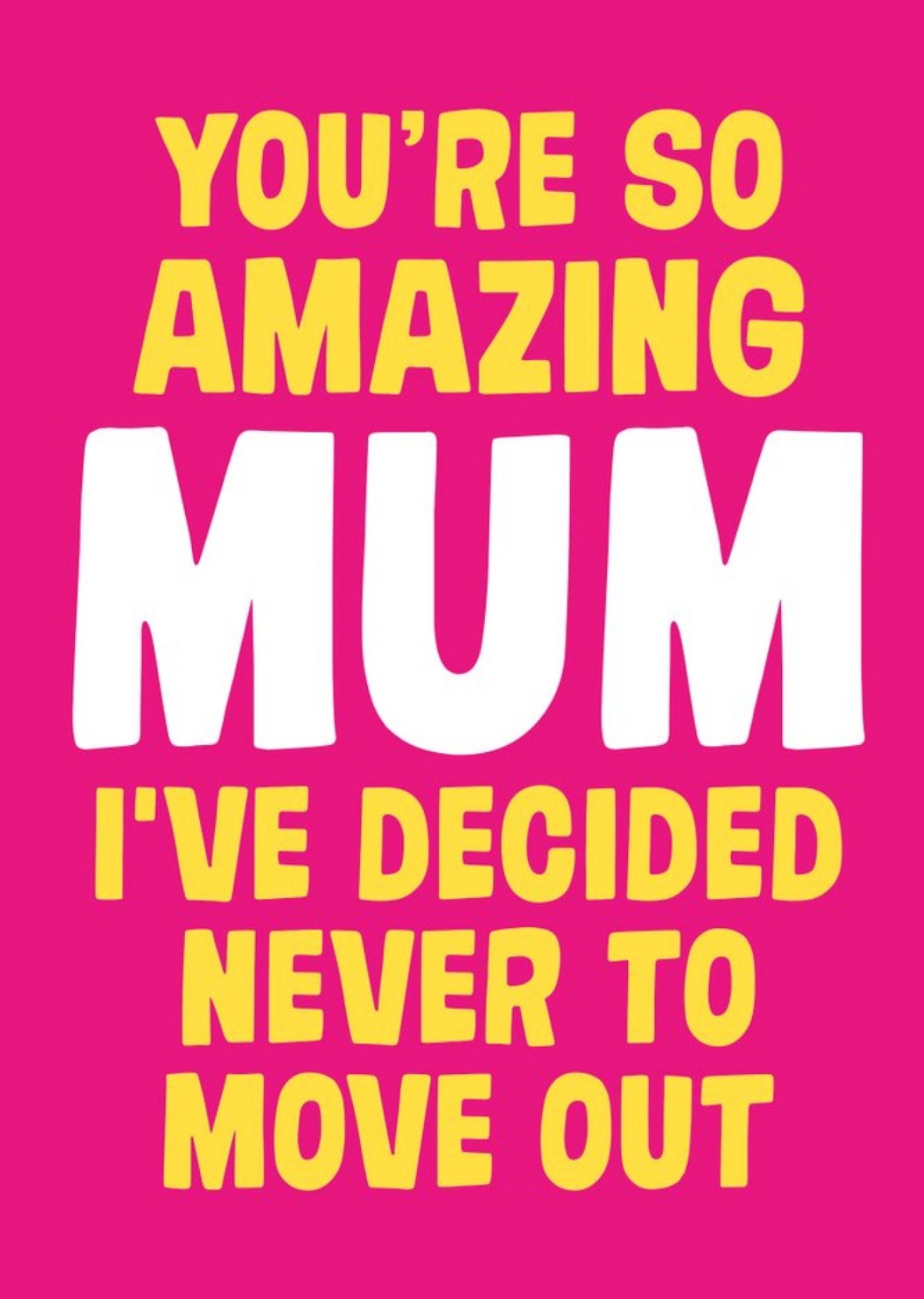 Dean Morris You're So Amazing Mum Mother's Day Card