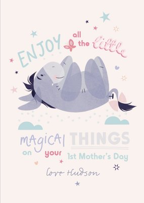 Winnie The Pooh Eeyore Enjoy All The Little Magical Things First Mother's Day Card