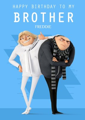 Brother Birthday Cards - Despicable Me - Funny